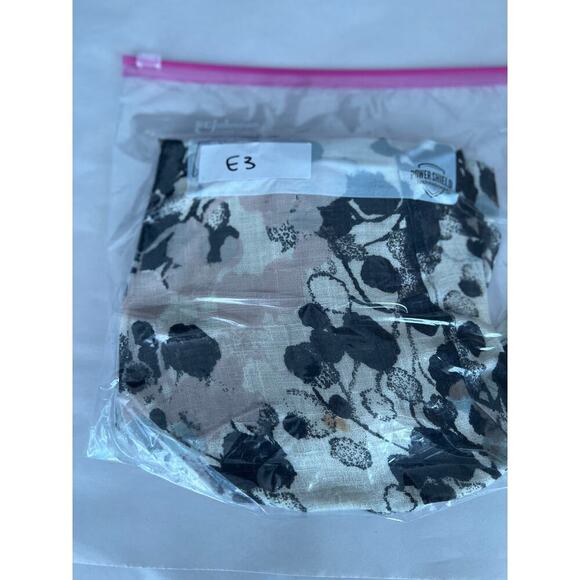 Lafayette 148 Women's 6P Linen Midi Skirt Abstract Floral White Pink Brown Green - Picture 12 of 12